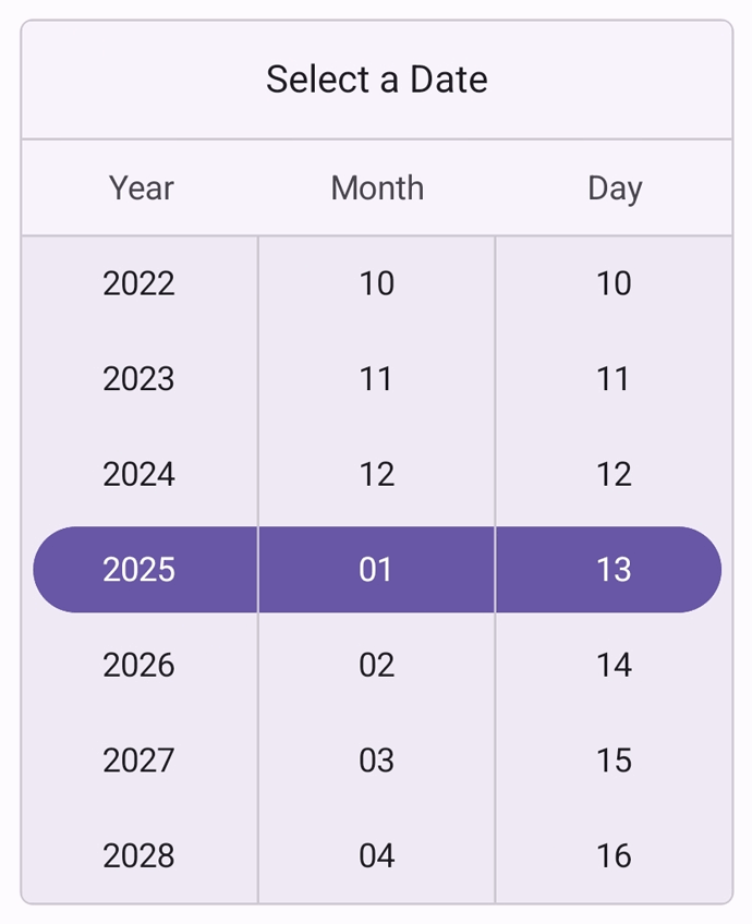 Enable Looping in .NET MAUI Date picker.