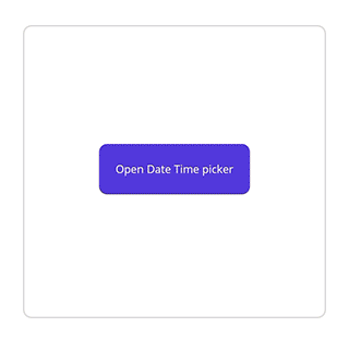 Dialog mode in .NET MAUI Date Time picker.