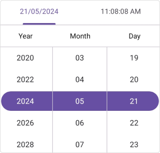 Year interval in .NET MAUI Date Time picker.