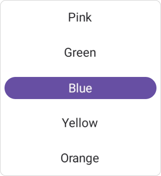 Picker items in .NET MAUI picker.