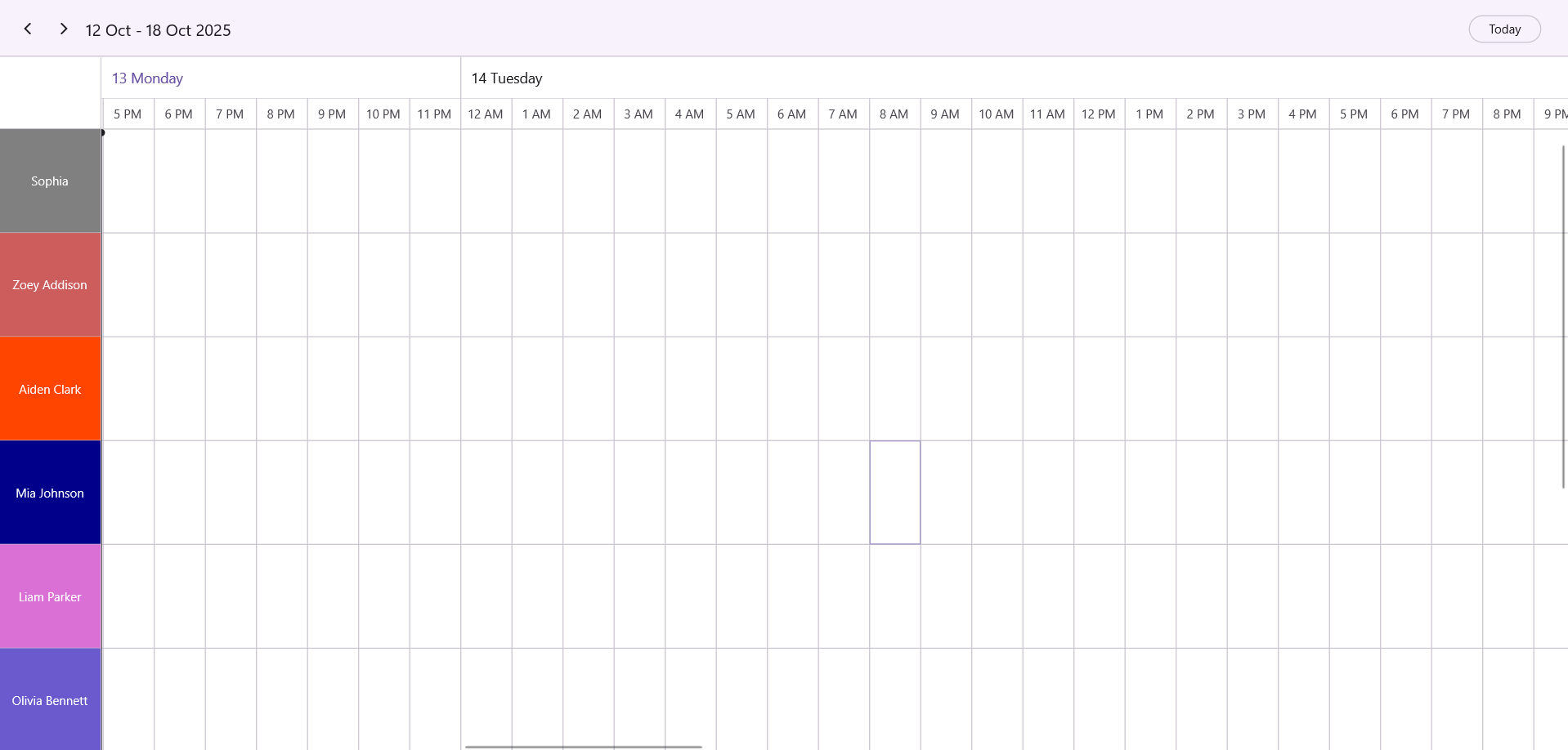 VisibleResourceCount in .NET MAUI Scheduler.