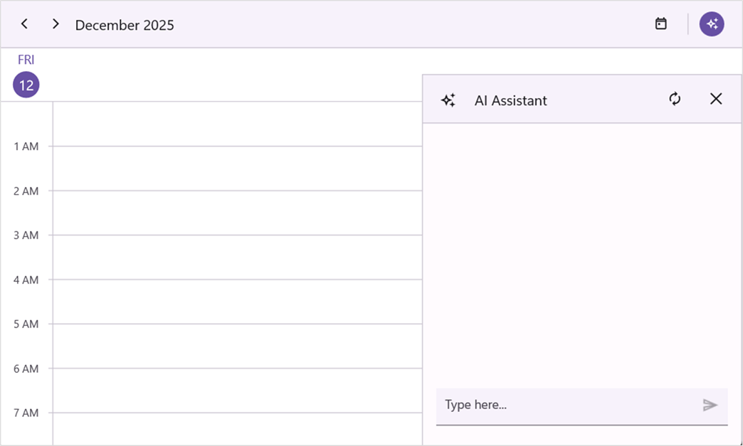 Assist view height in .NET MAUI AI-Powered Scheduler.