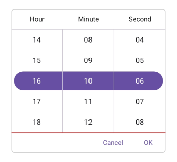 Set divider color in .NET MAUI Time Picker.