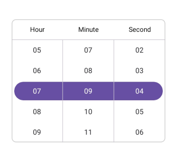 Set height and width in .NET MAUI Time picker.