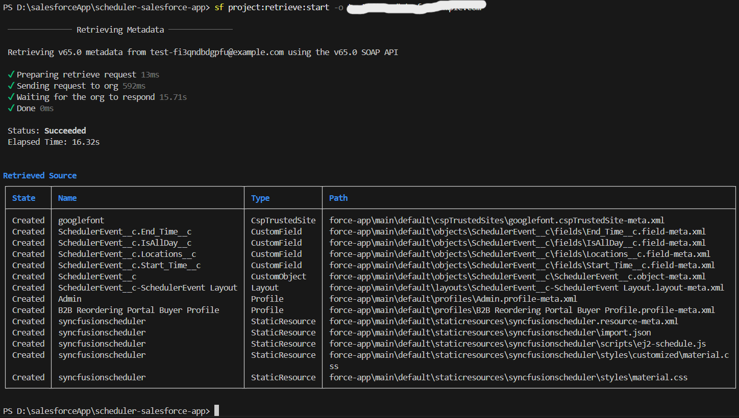 Salesforce Pull Scratch