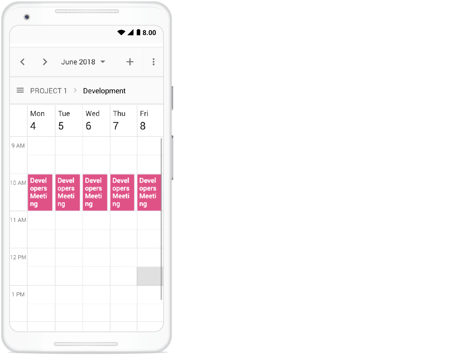 Resources in compact mode