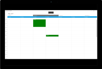 UWP SfSchedule displays appointment assigned to the customers