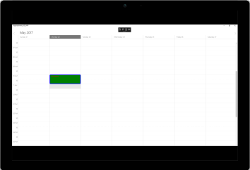 UWP SfSchedule displays editing the appointment details