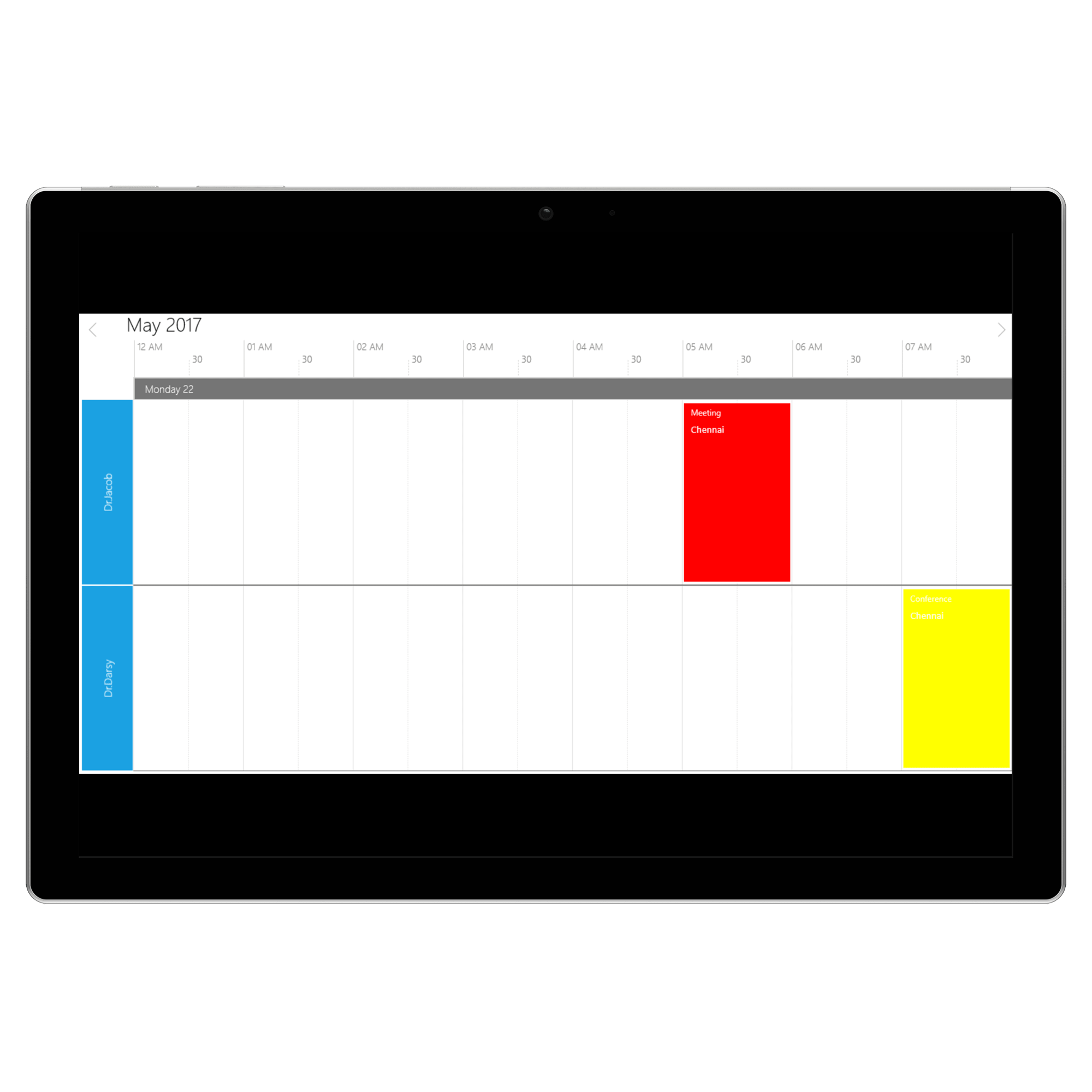 Resources in TimeLine View