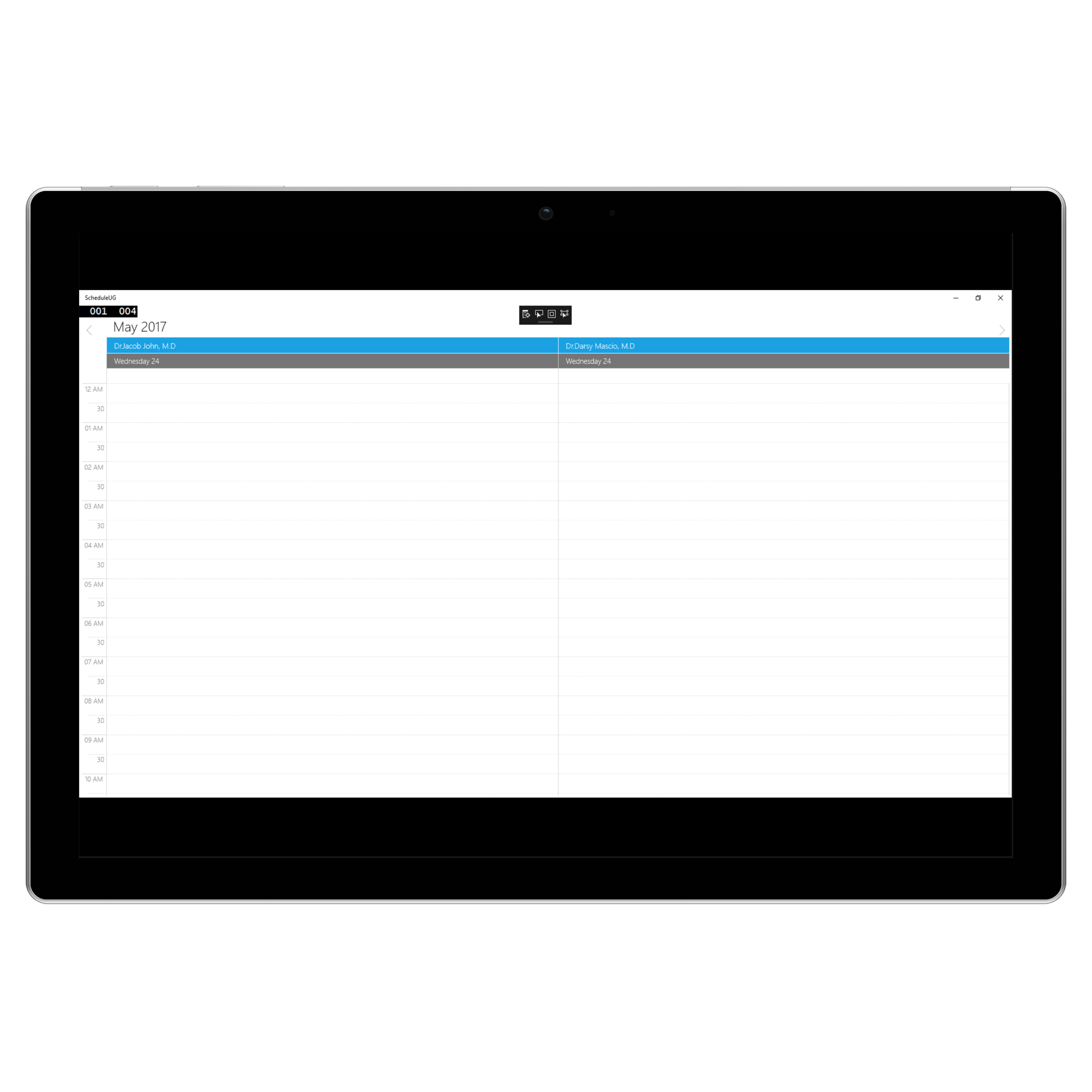 Adding Resources in Scheduler UWP Schedule