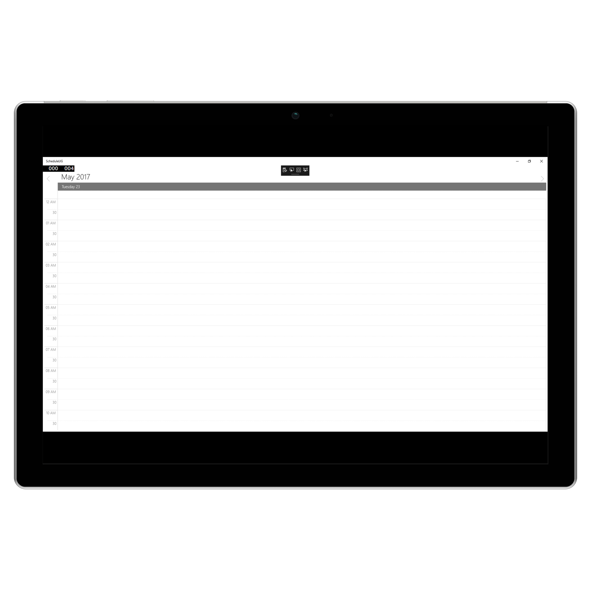 TimeInterval Changing in UWP Schedule