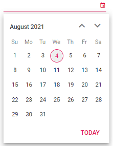 DatePicker initial rendering
