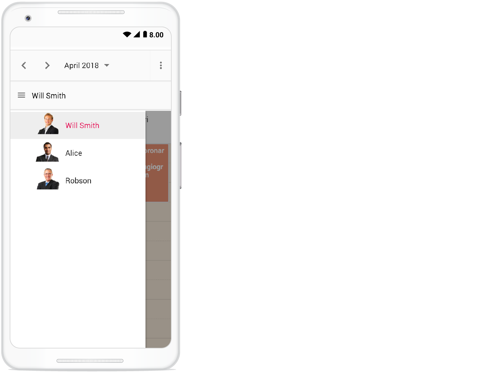 Resource header template in compact mode
