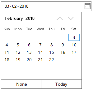 Date range