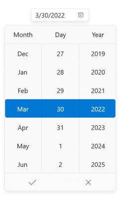 winui-datepicker-structure