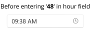 WinUI TimePicker displays Corrects Hour Field based on Input