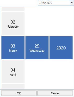 WPF DatePicker Cells Size