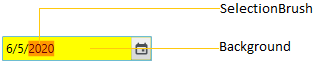 DateTimeEdit with Red background