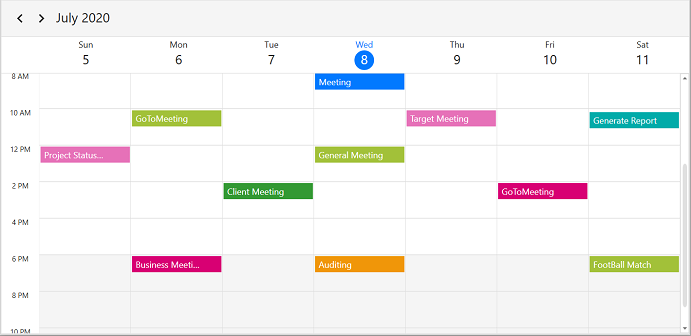 Change Time Interval Height in WPF Scheduler