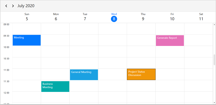 Time text formatting in WPF Scheduler