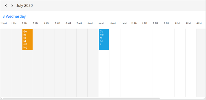 WPF Scheduler Appointment Height