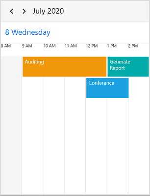 WPF Scheduler Flexible Working Days and Working Hours