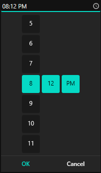 Setting theme to WPF TimePicker
