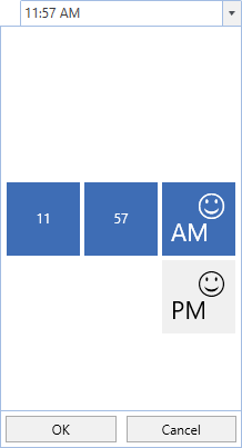 SfSpellChecker with Meridiem cell template