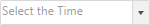 SfTimePicker with watermark text