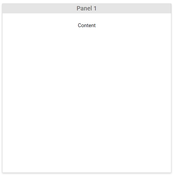Blazor Dashboard Layout with Single Data
