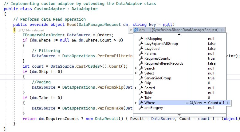 Custom Binding in Blazor DataGrid Component | Syncfusion