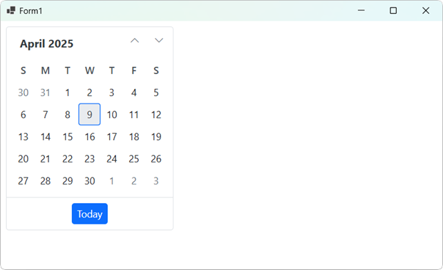 WinForms Blazor App with Syncfusion Blazor Components