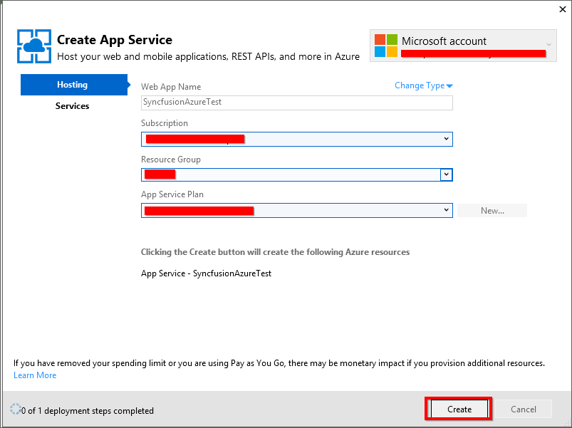Azure web app Installation - Azure App Service