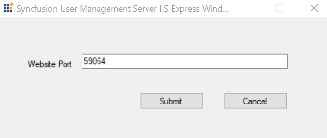 Host User Management Server in IIS