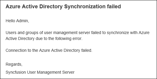 Azure-Sync-Failed