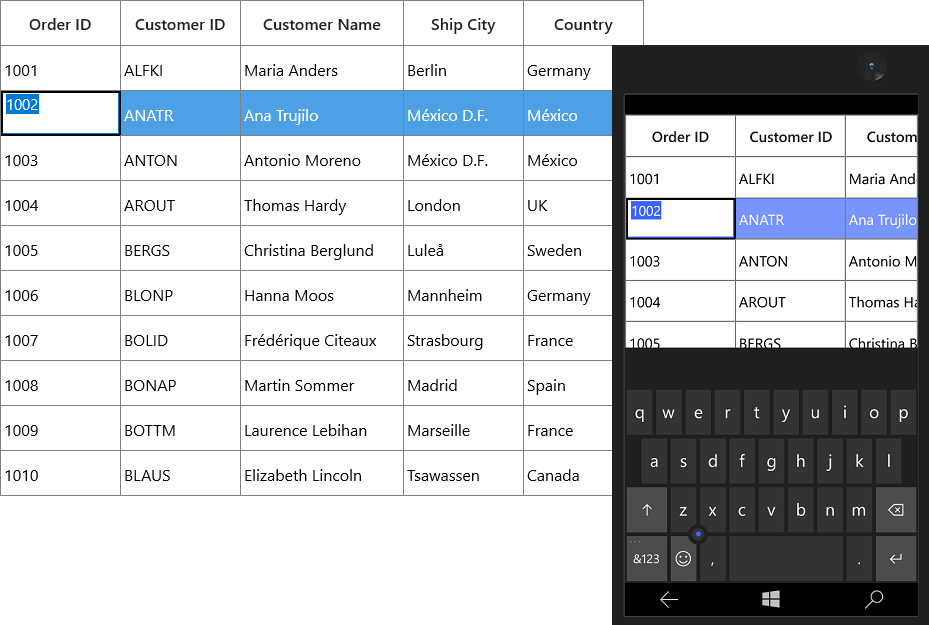 UWP DataGrid Cell Editing with EditorSelectionBehavior.SelectAll