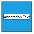 UWP SfDiagram applied background and border color of annotation