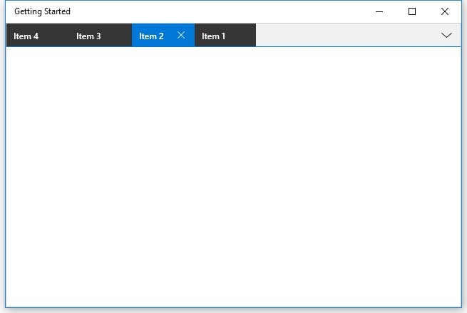 Customized inactive document window in Docking Manager