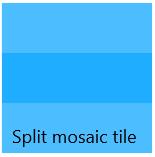 Pulsing tile scaled the bitmap content