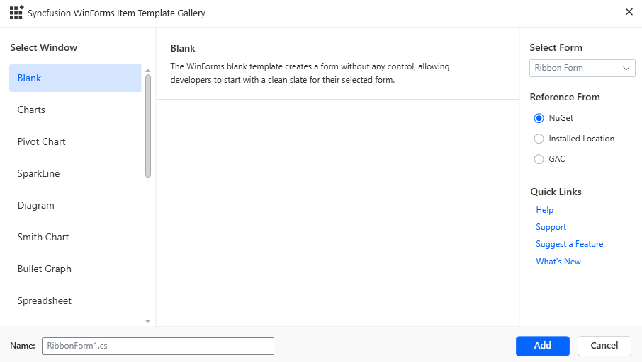 Syncfusion Form without Syncfusion Components