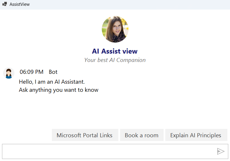 WindowsForms AI AssistView Banner Avatar