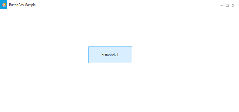Windows forms ButtonAdv through code