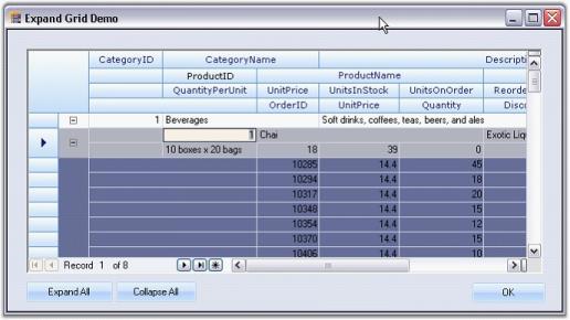 Data Relations in Windows Forms xptoolbar control | Syncfusion