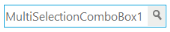 Overview of Syncfusion MultiSelectionComboBox