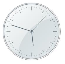 Windows Forms clock shows analog clock