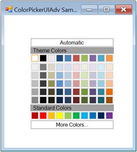 ColorPickerUIAdv for Windows Forms