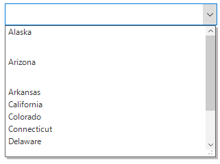 customizing height for particular items