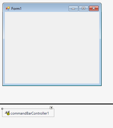 Command bar controller added in designer