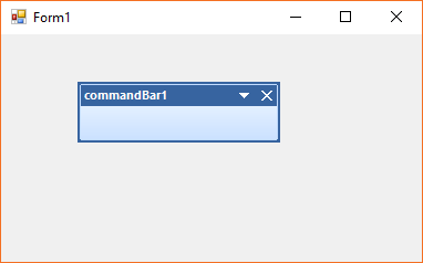 Command bar applied with office 2007 Outlook theme