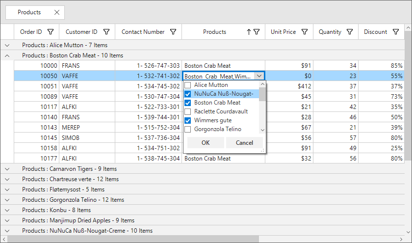 Winforms datagrid shows to customizing GroupCaptionText based on DisplayMember